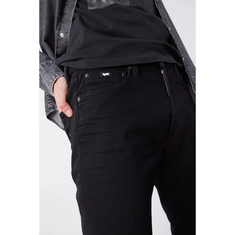 GAS Klassieke Denim Jeans met 5 Zakken Black Heren