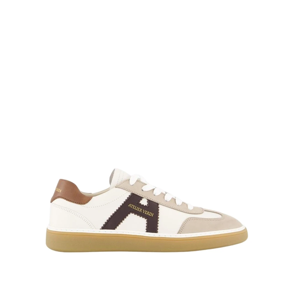 Atelier Verdi Sneaker met Witte Details Heren Schoenen Veelkleurig Multicolor