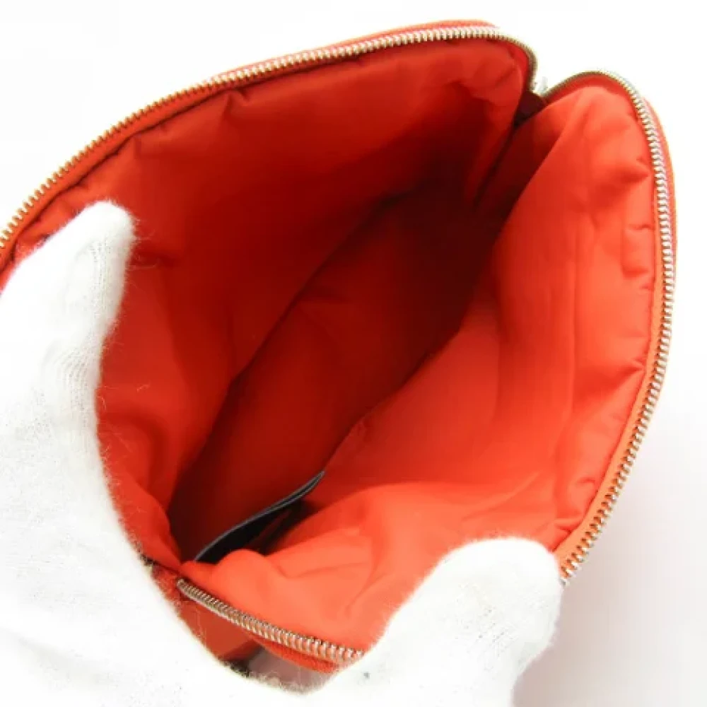 Hermès Vintage Pre-owned Cotton handbags Orange Dames