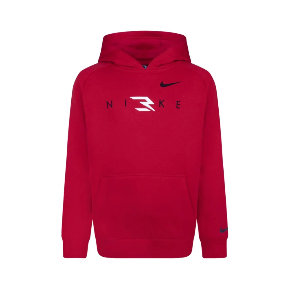 Nike Rode hoodie voor jongens Red Heren