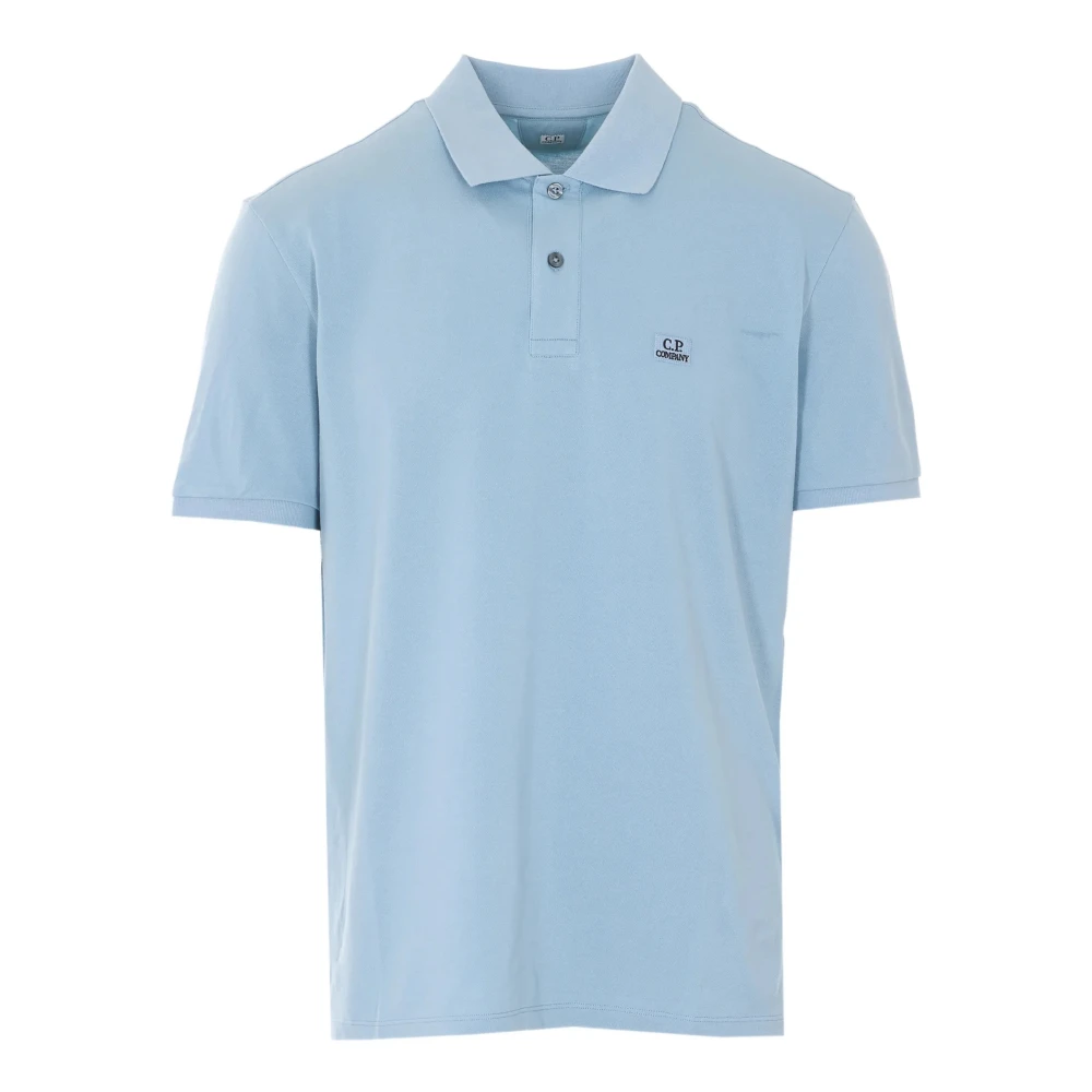 C.p. Company Men's Blue Polo Short Sleeve - Polo Shirts - S - Tops