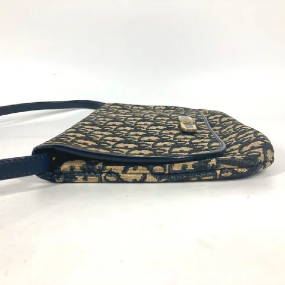 Dior Vintage Pre-owned Cotton dior-bags Beige Dames