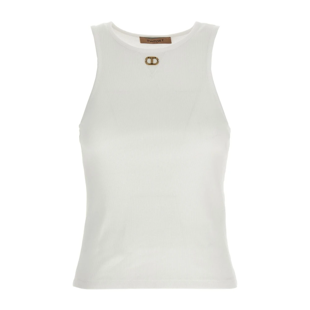 Twinset Witte Top voor Vrouwen White Dames