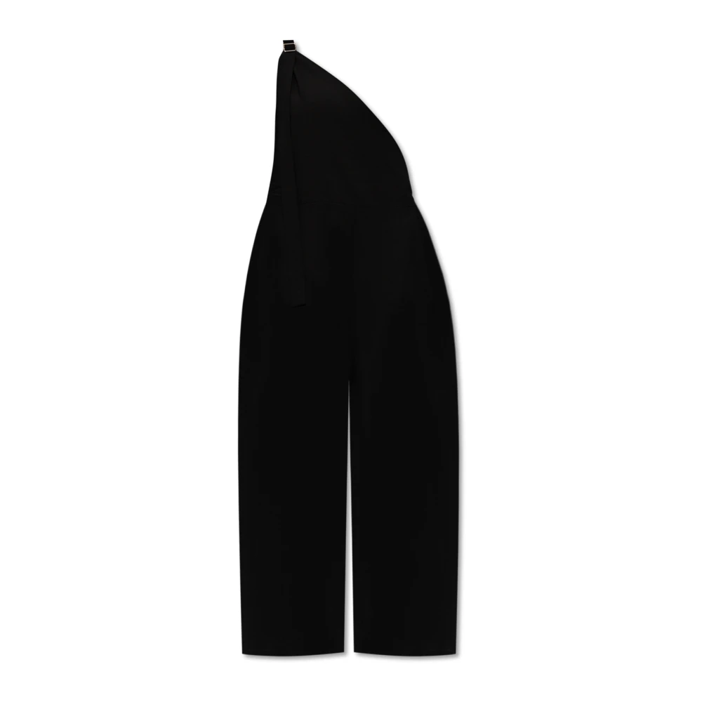 MM6 Maison Margiela One-shoulder jumpsuit Black Dames