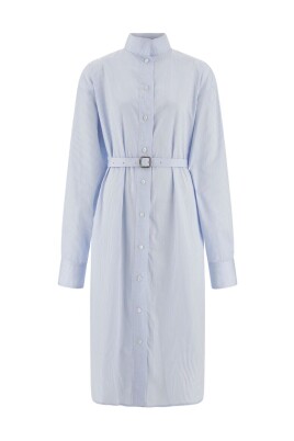 blue-striped-cotton-dress-with-stand-up-collar