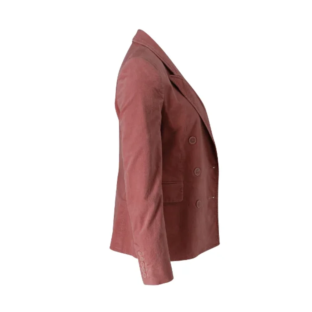 Isabel Marant Pre-owned Velvet outerwear Pink Dames