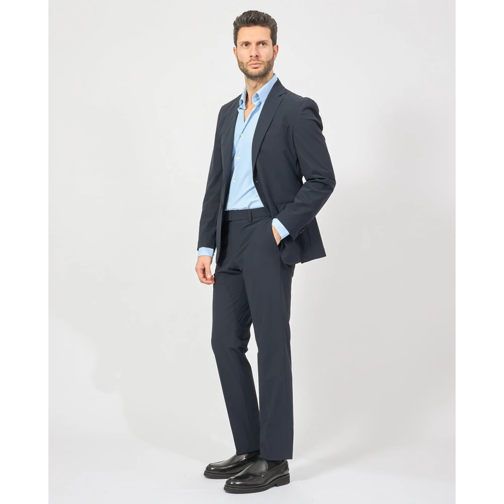 Hugo Boss Blauw Slim Fit Softshell Pak Blue Heren