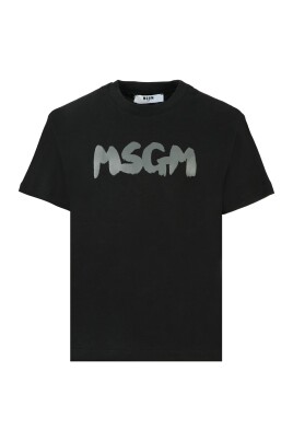 t-shirt-en-coton-noir-avec-logo