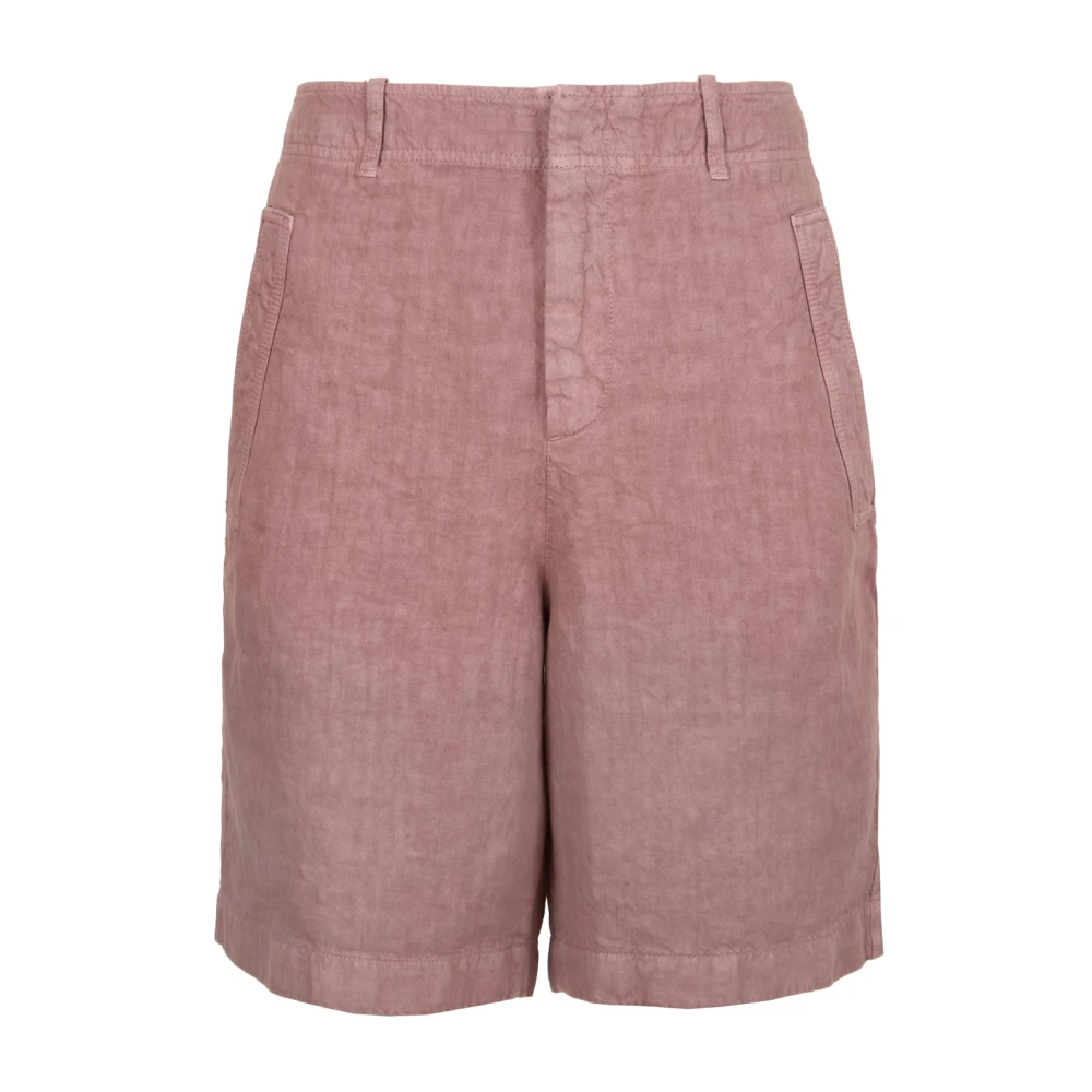 Eleventy Men's Pink Casual Shorts, W33, Utility Bermuda Jogger In Cotton And Tencel