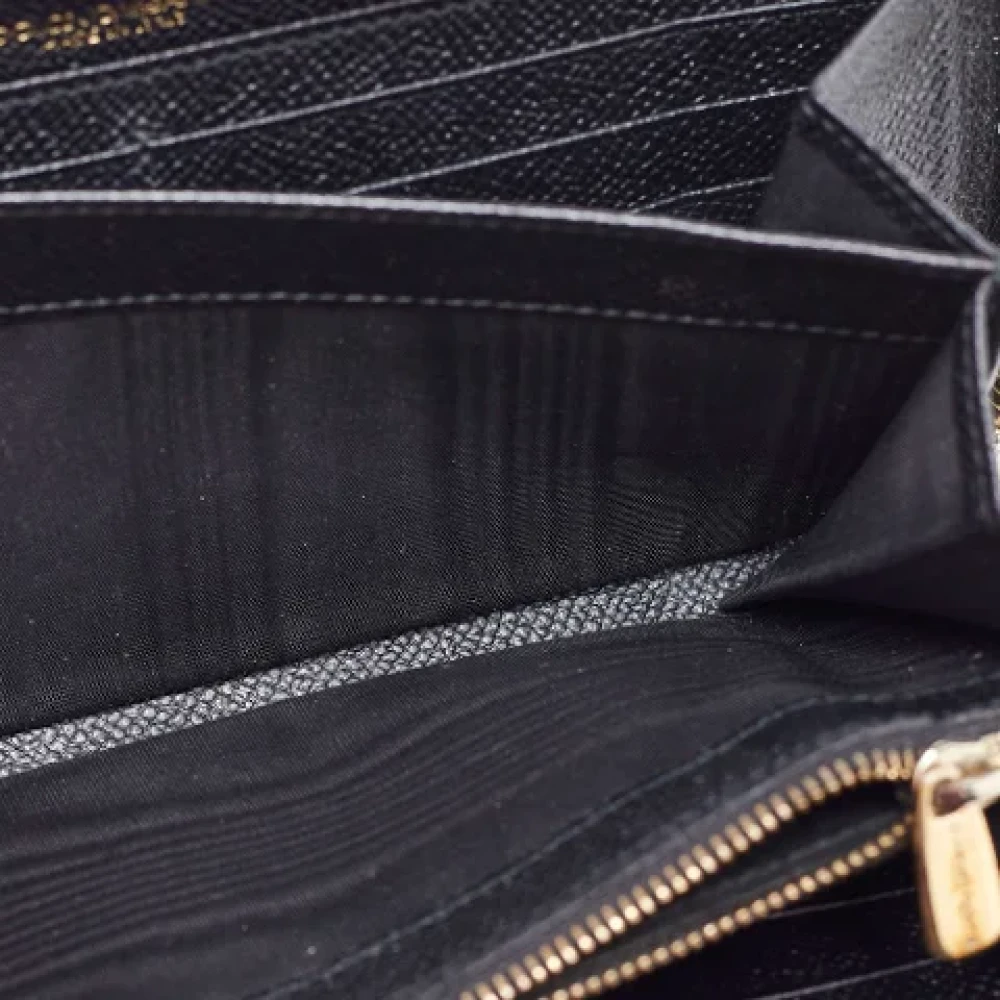 Dolce & Gabbana Pre-owned Leather wallets Black Dames