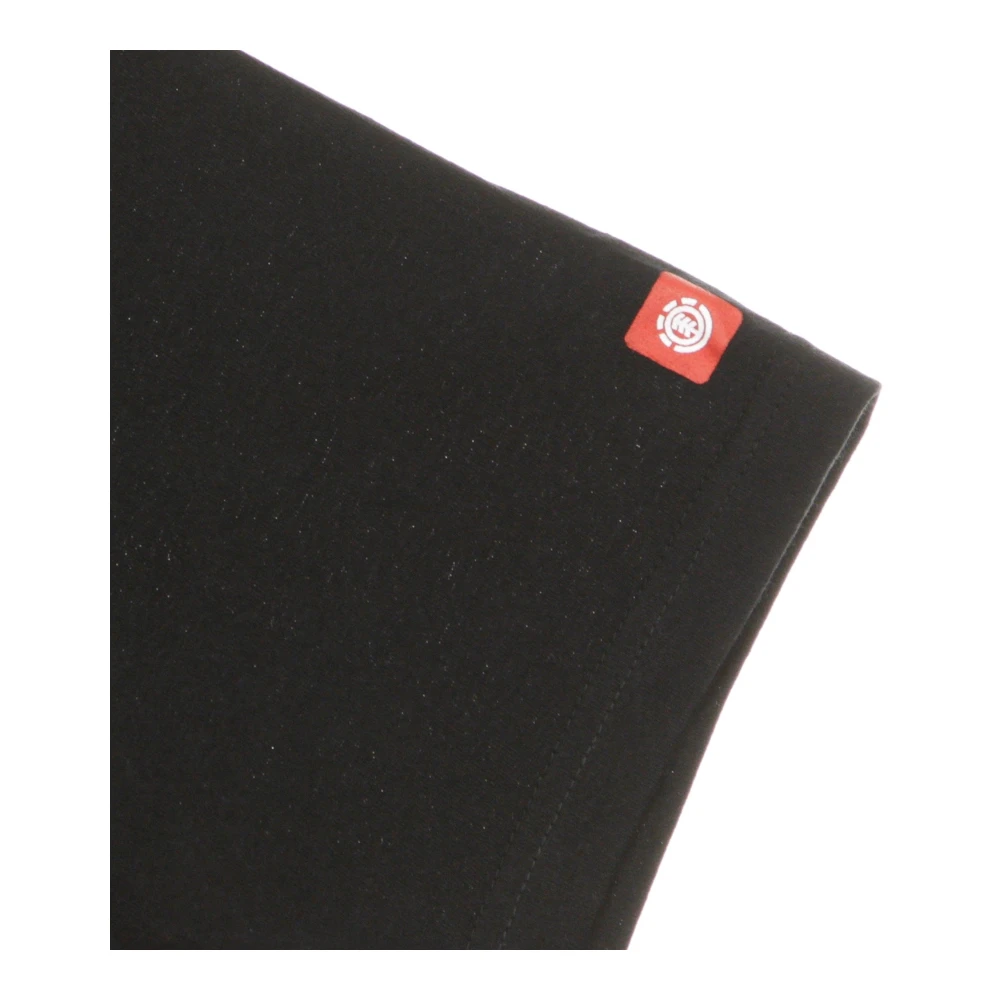 Element Zwarte vlag T-shirt voor mannen Black Heren