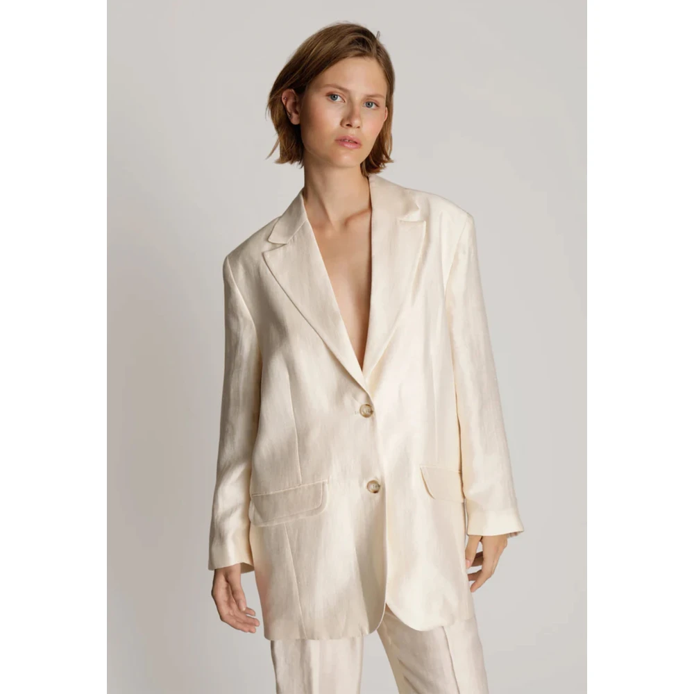 Munthe Manchester blazers creme Beige Dames