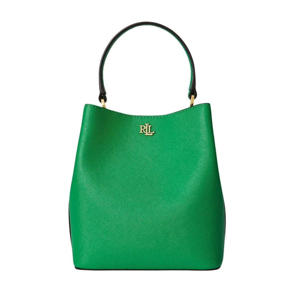 Ralph Lauren Women's Green Reese Small Bucket Bag