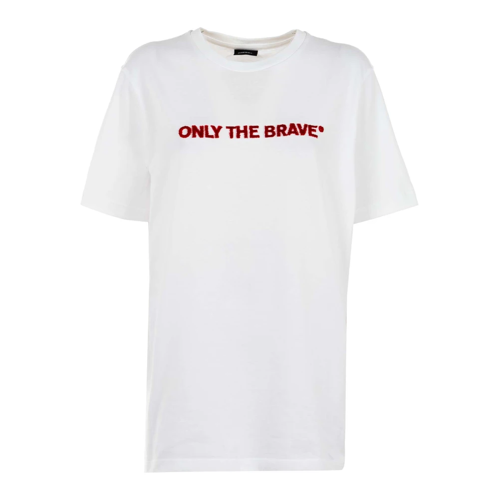 Diesel - Tops > T-Shirts - White - Diesel - Modalova