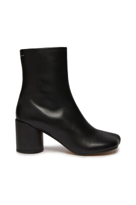 black-leather-high-block-heel-shoes