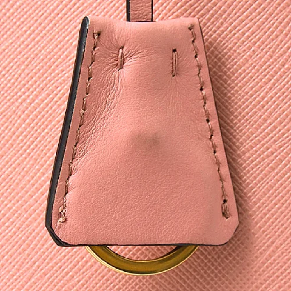 Prada Vintage Pre-owned Leather prada-bags Pink Dames