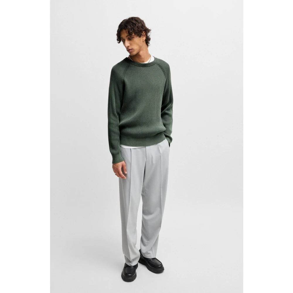 Hugo Boss Stijlvolle pull voor mannen Green Heren
