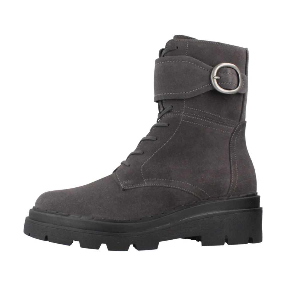 Geox Donna Grigio Stivaletti In Ecopelle Eleganti