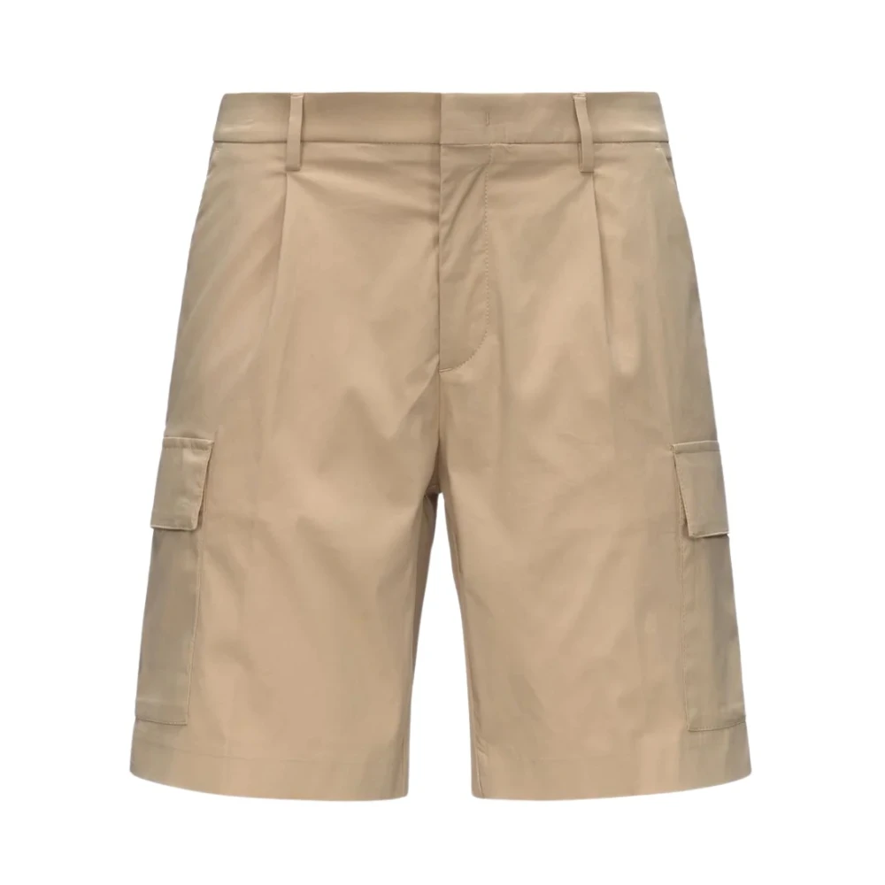 K-Way Uomo Beige Pantaloncini, M, New,
