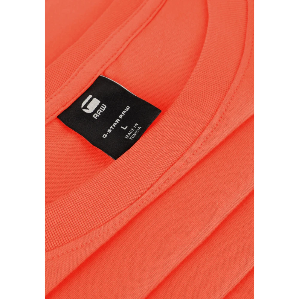 G-Star Heren Polo & T-shirts Lash R T S Orange Heren