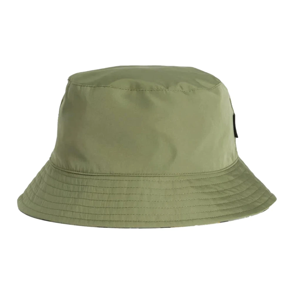 Barbour Men's Green Accessories, L, Hutton Reversible Bucket Hat