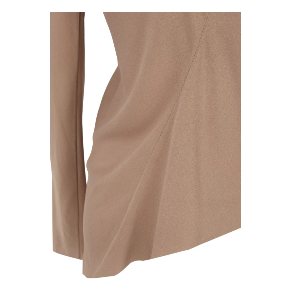 Cortana Seda Stretch Top Cacao Brown Dames