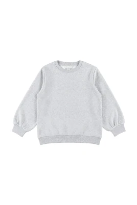 Logotyp Sweatshirt i bomullsjersey