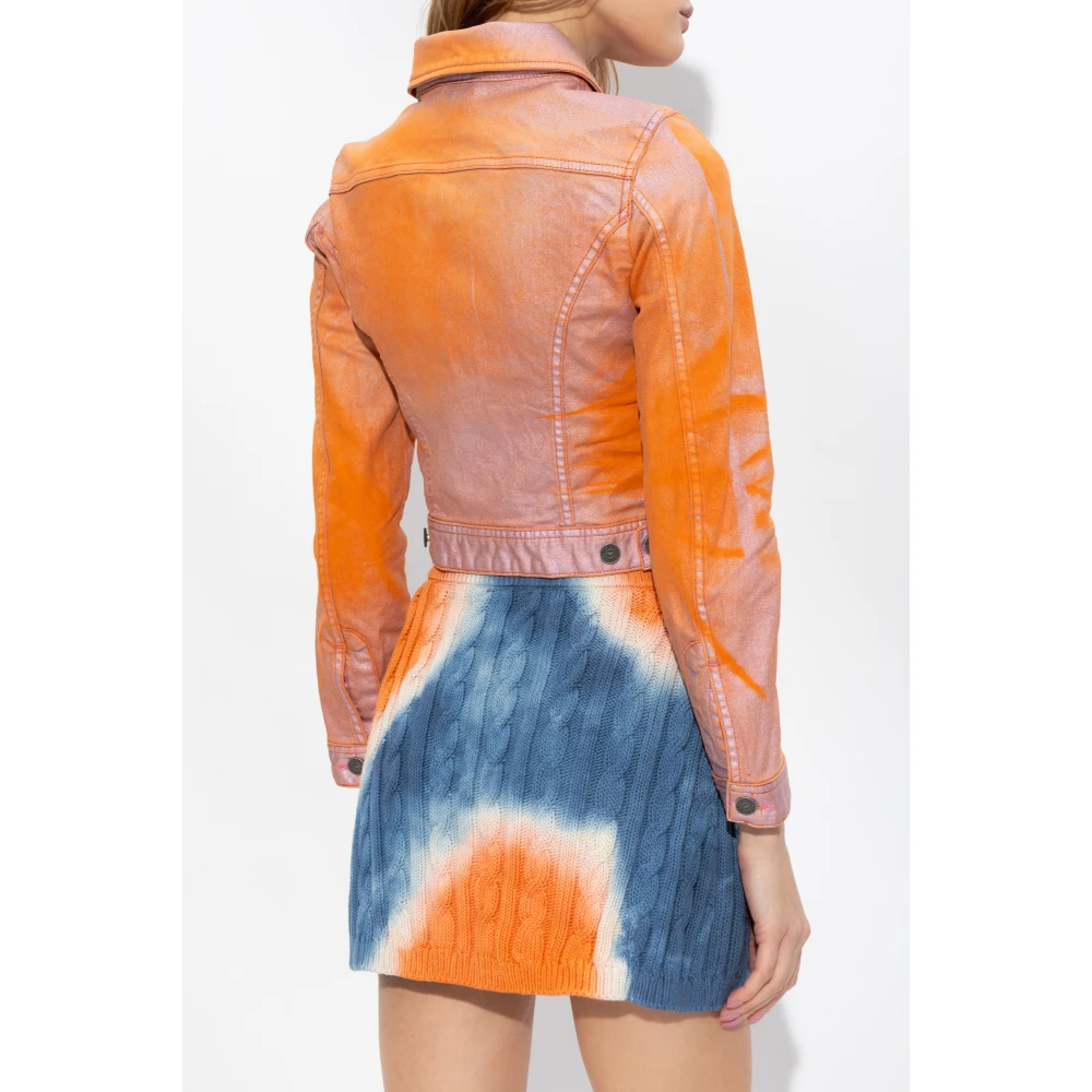 Diesel De-Slimmy-S cropped jasje Multicolor Dames