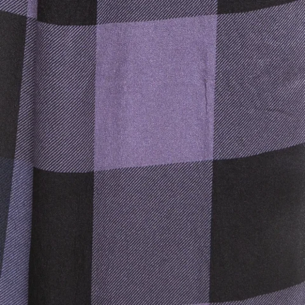 Burberry Vintage Pre-owned Silk scarves Purple Dames