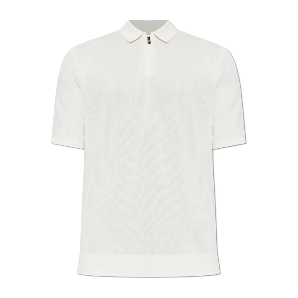 Eleventy Mannelijk Beige Tops Heren, L, Katoen, Katoenen Polo