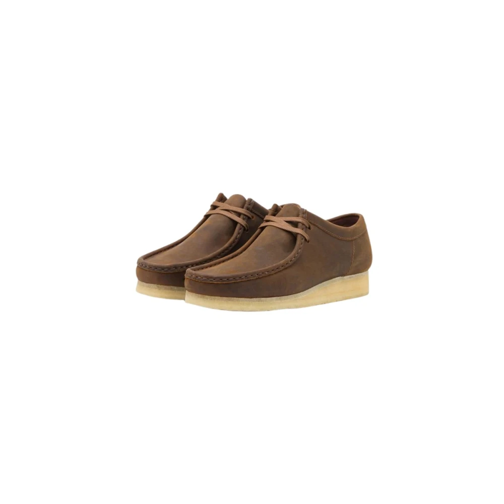 Clarks Uomo Marrone Stivaletti Wallabee - Immagine 3