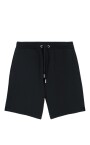 casual-black-cotton-elastane-shorts