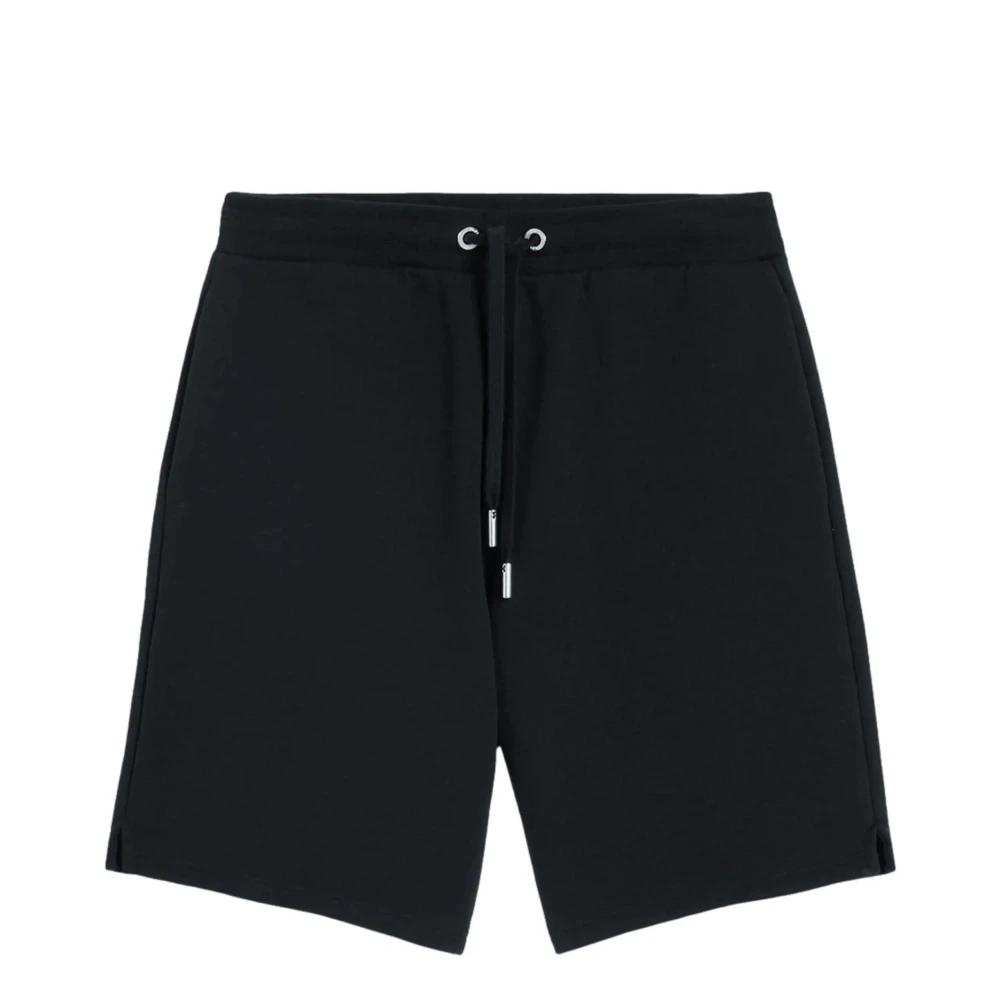 Ami Paris Zwarte Casual Shorts van Katoen en Elastaan Black Dames