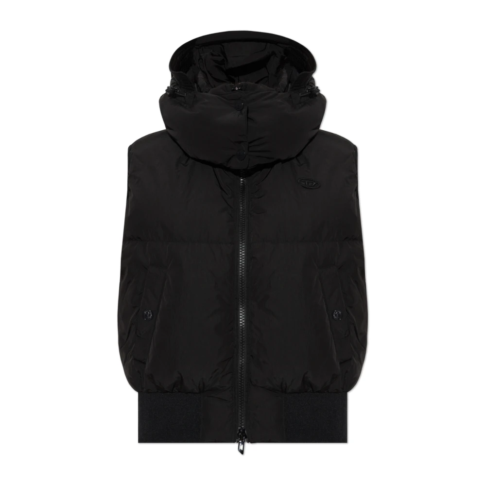 Diesel Donna Nero Giacche, 2XS, New,