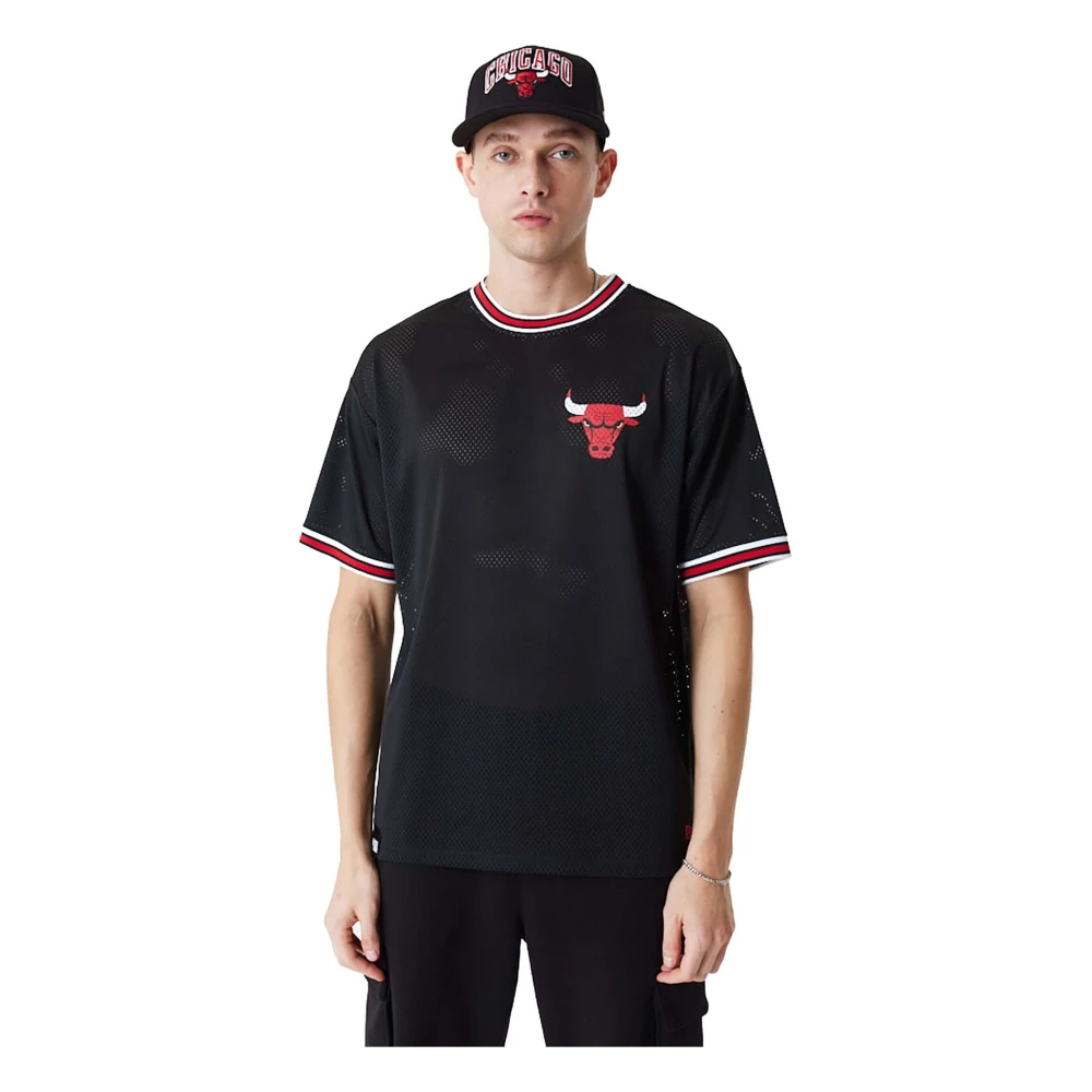 New era Chicago Bulls T-shirt Black Heren