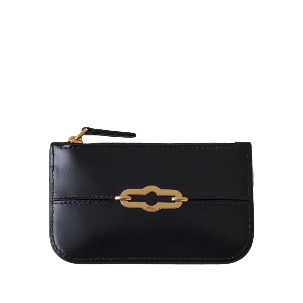 Mulberry Zwarte Rits Muntzak Super Lux Black Heren