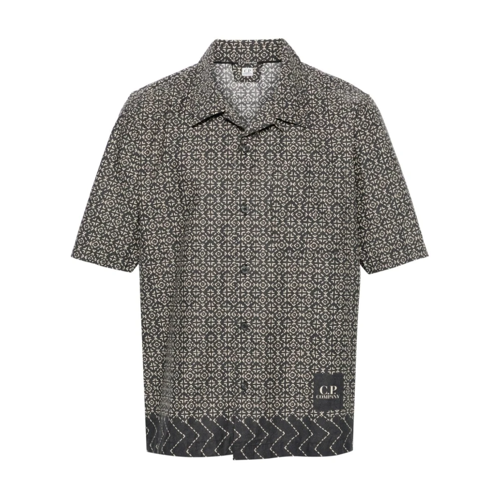 C.P. Company Zwarte Herenoverhemd Black Heren