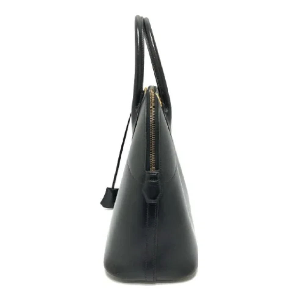 Hermès Vintage Pre-owned Leather handbags Black Dames