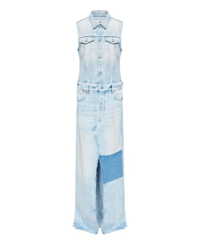clear-blue-button-dress-with-pockets