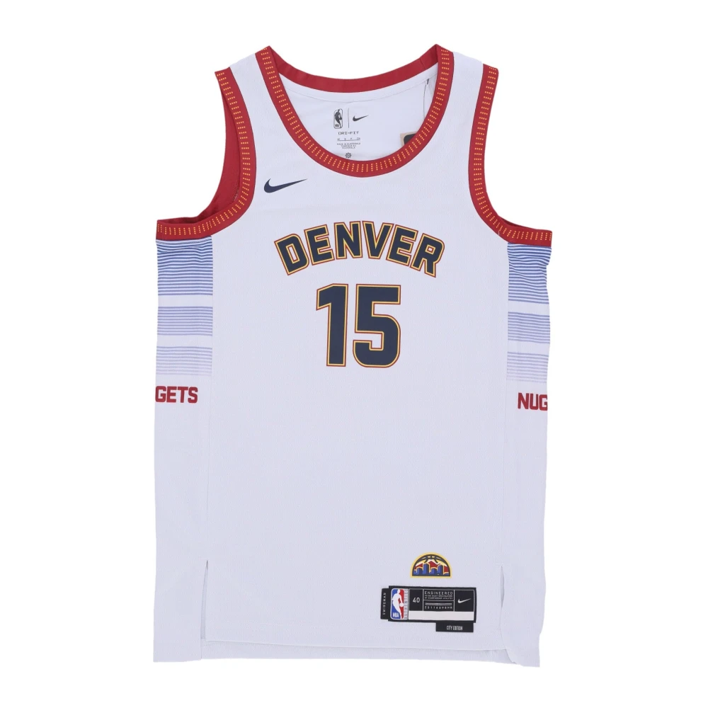 Nike Basketbal Tanktop Swingman Jersey City Edition White Heren