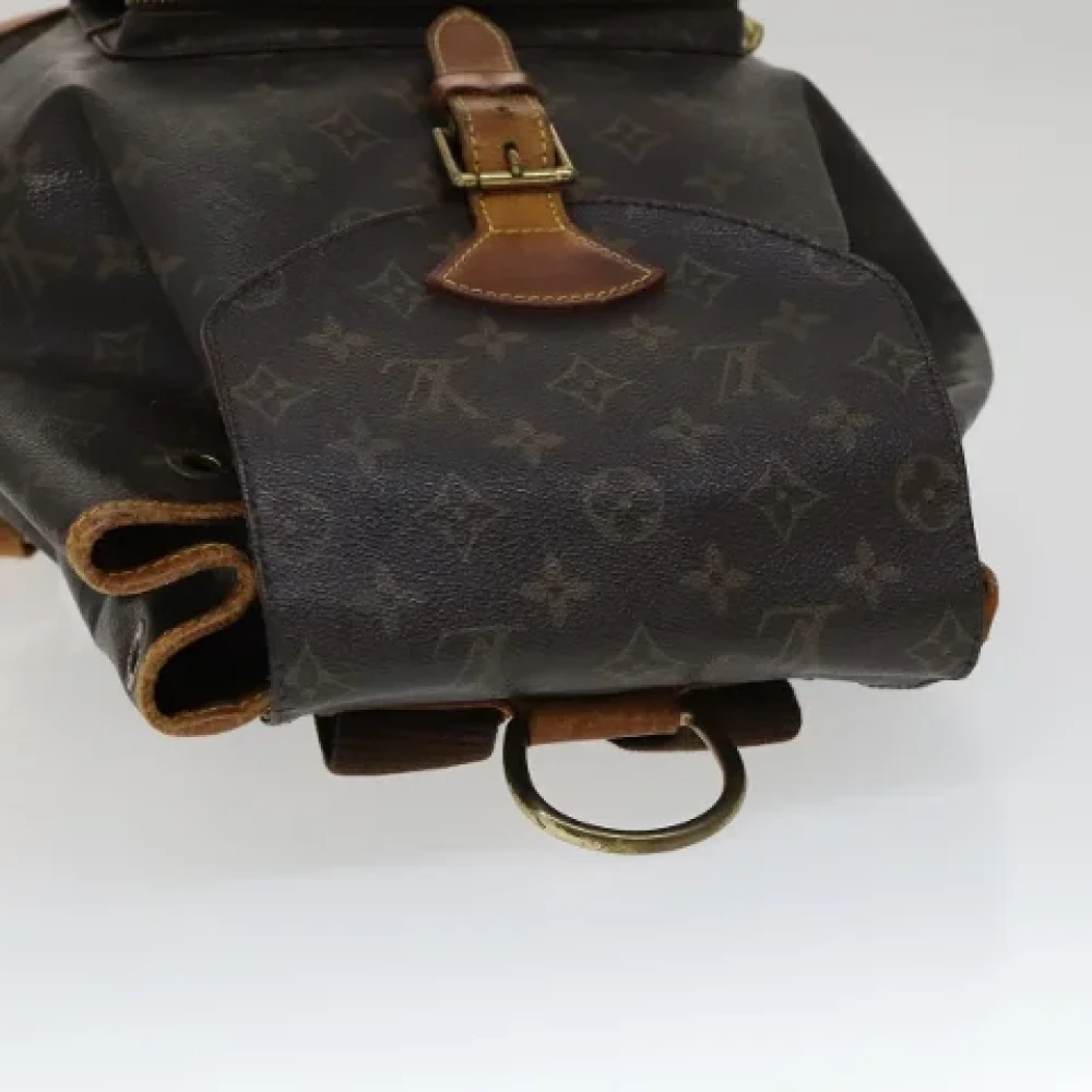 Louis Vuitton Vintage Pre-owned Canvas backpacks Brown Dames