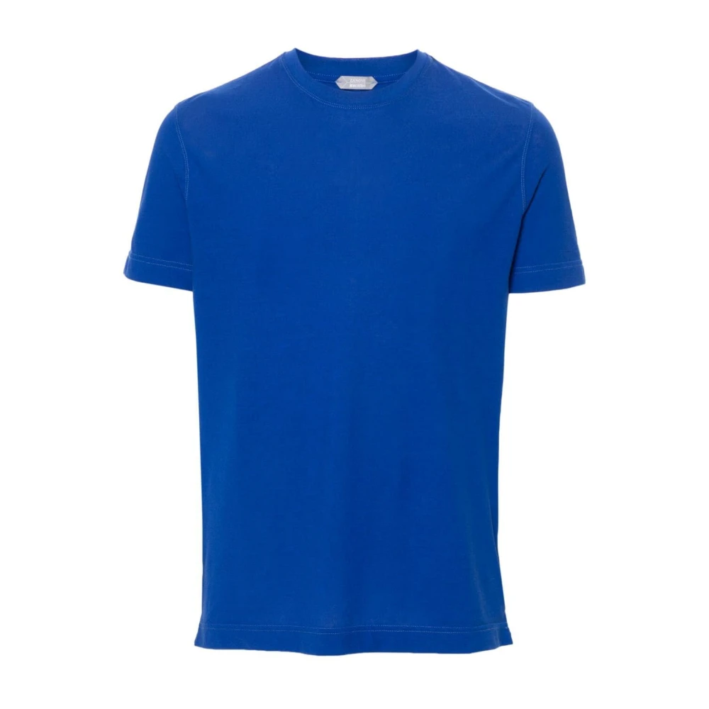 Zanone - Tops > T-Shirts - Blue - Zanone - Modalova