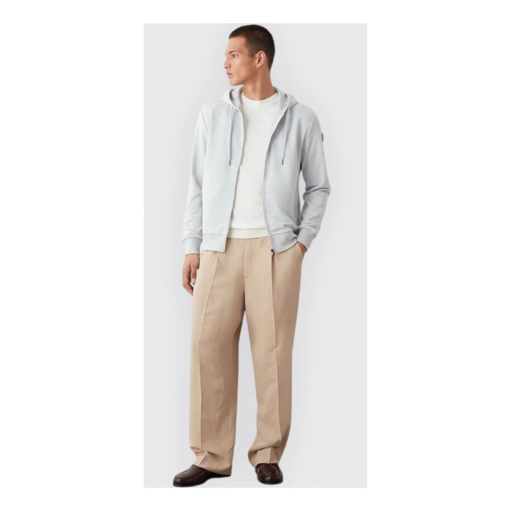 Colmar Hoodie met rits en zakken Gray Heren