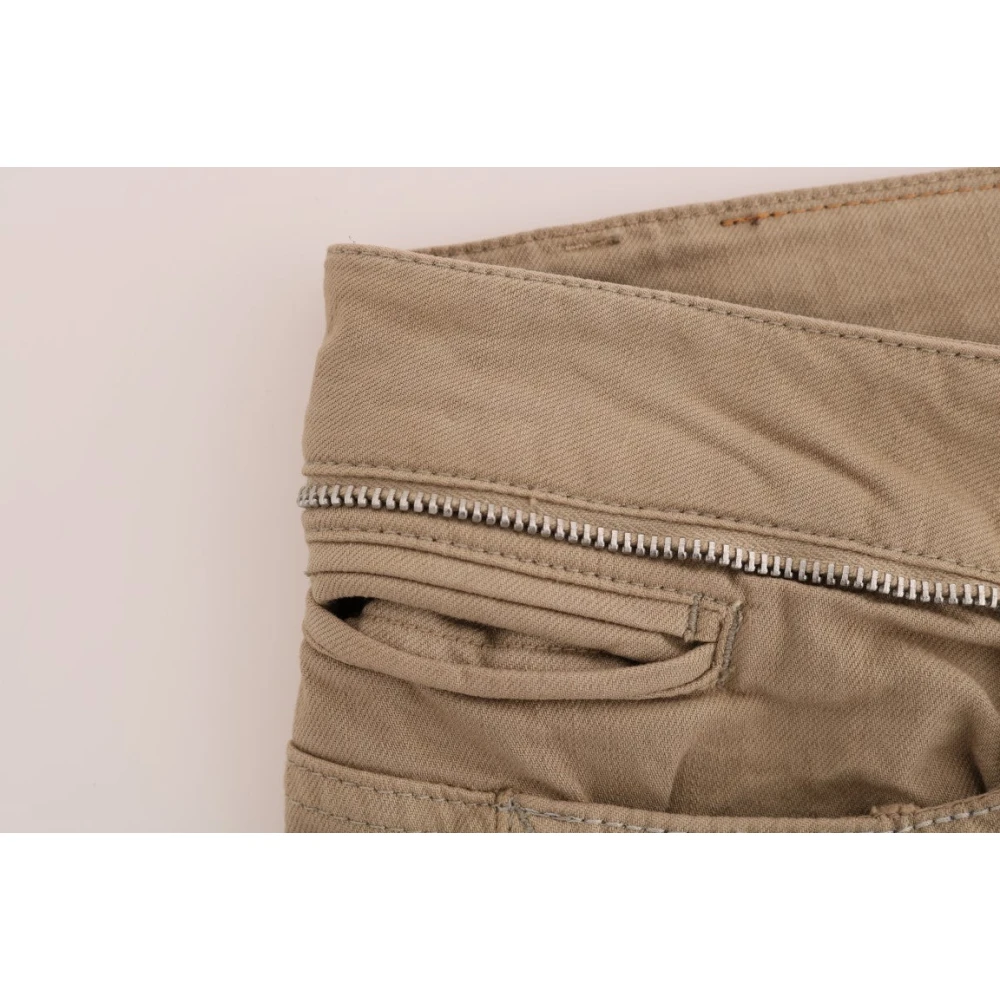Costume National Beige Super Slim Fit Denim Delight Beige Dames