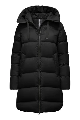 A-linje Nylon Dunjacka med Huva