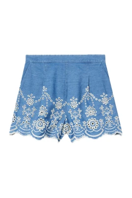 Amani Sangallo Morris Flower Shorts