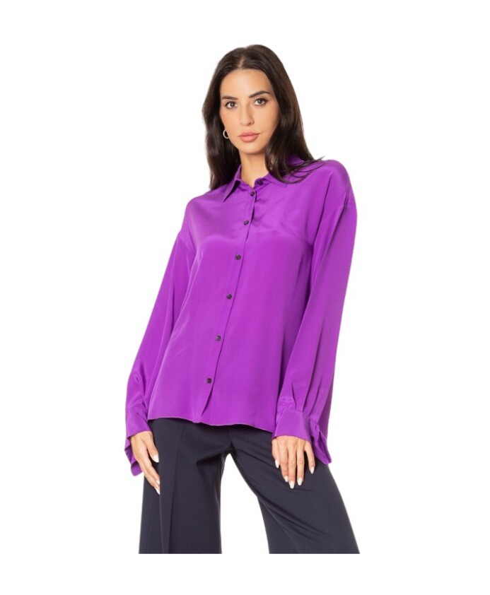 chemise-en-soie-violette