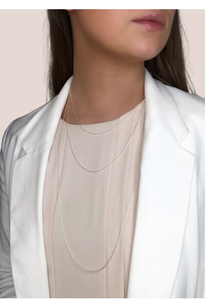 Aya halsband grön silver