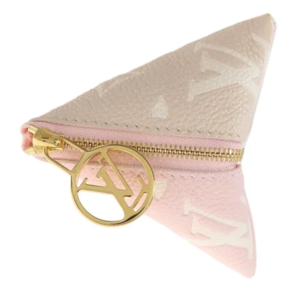 Louis Vuitton Vintage Pre-owned Canvas pouches Beige Dames