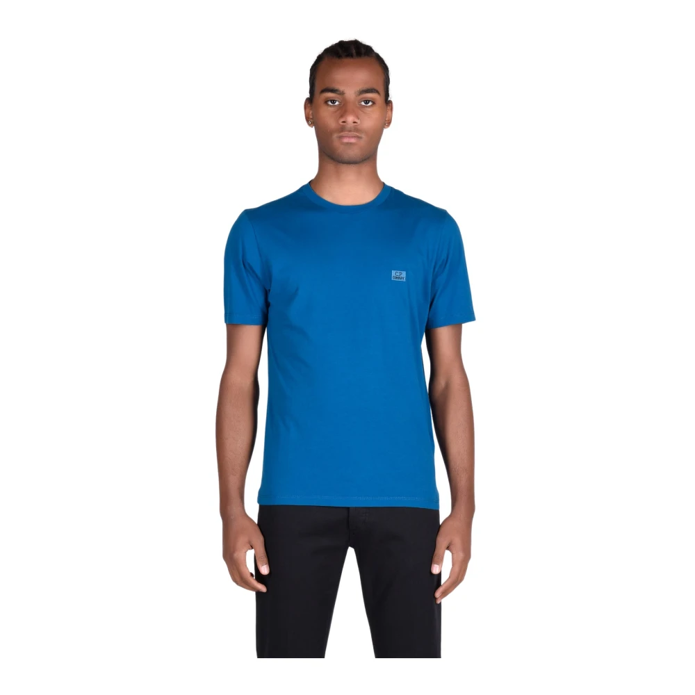 C.P. Company Blauw Katoenen T-shirt voor Heren Blue Heren